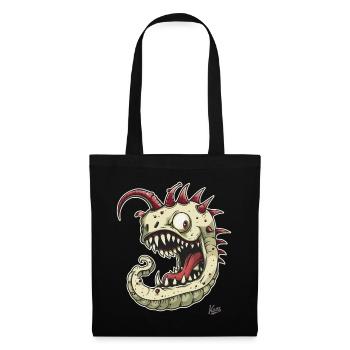 A strong, strange monster worm - Tote Bag - black - Front