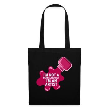 I'm Not A Perfectionist I'm An Artist - Tote Bag - black - Front