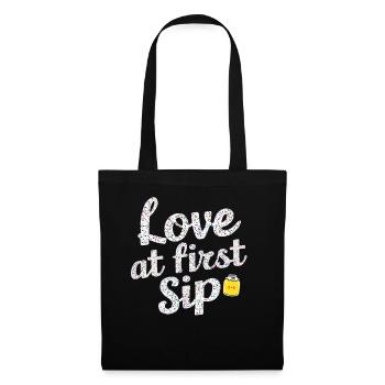 Love At First Sip Kombucha Lover - Tote Bag - black - Front