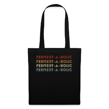 Fermentaholic Kombucha Lover - Tote Bag - black - Front
