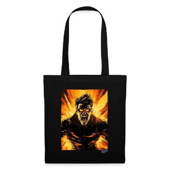 Super Anger Hero: The Heroic Outbreak - Tote Bag - black - Front