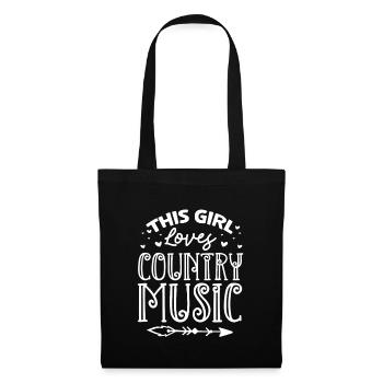 Country Music Country Music Gift - Tote Bag - black - Front