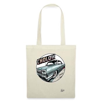 Cholow Klassiker: Oldtimer Lowrider-Auto - Stoffbeutel - Natur - Vorne