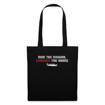 Ride The Dragon, Conquer The Waves - Tote Bag - black - Front
