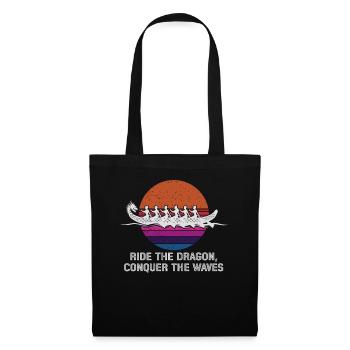 Ride The Dragon, Conquer The Waves - Tote Bag - black - Front