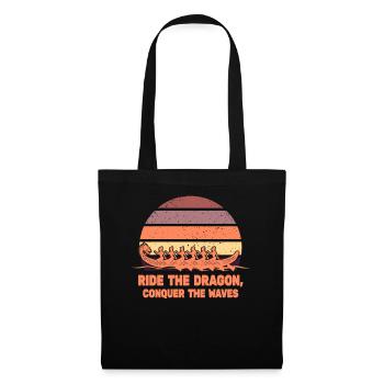 Ride The Dragon, Conquer The Waves - Tote Bag - black - Front