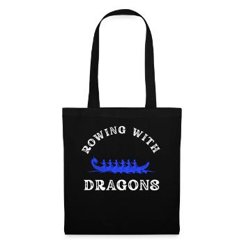 Rowing With Dragons Dragonboat - Tote Bag - black - Front