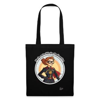 Marie, notre héroïne radioactive - Sac en tissu - noir - Devant