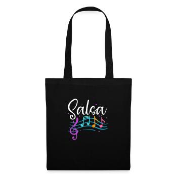 Salsa Dancing Cuba Dance Latino Dance Class Gift - Tote Bag - black - Front
