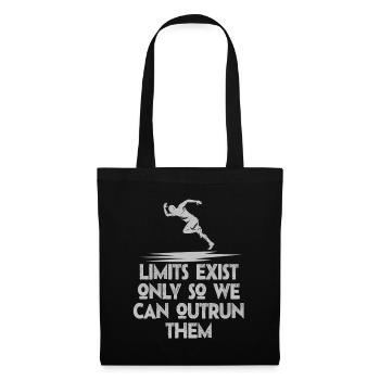 Limits Exist Only So We Can Outrun Them - Tote Bag - black - Front
