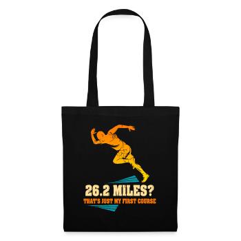 26.2 Miles? That's Just My First Course - Tote Bag - black - Front