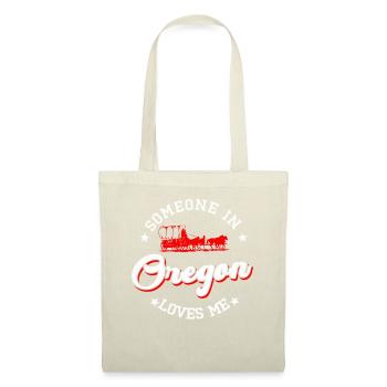 Quelqu’un dans l’Oregon m’aime - Sac en tissu - nature - Devant