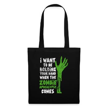 Zombie - Stoffbeutel - Schwarz - Vorne