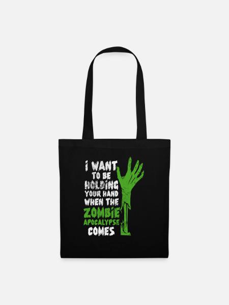 Zombie - Stoffbeutel - Schwarz