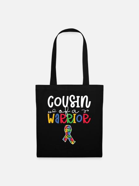 Autisme - Sac en tissu - noir