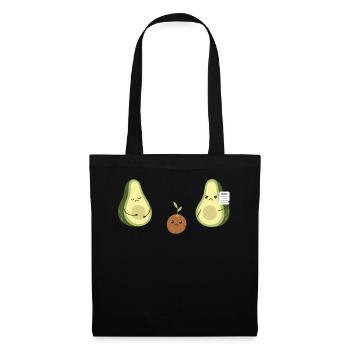 Avocado Guacamole Vegan Gift - Tote Bag - black - Front