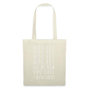 Avocado Guacamole Vegan Gift - Tote Bag - nature - Front