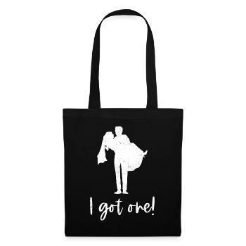 Bachelor bachelor party - Tote Bag - black - Front
