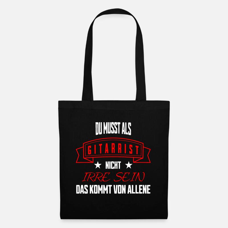 Teens beginners and adults learn guitar - Tote Bag - black