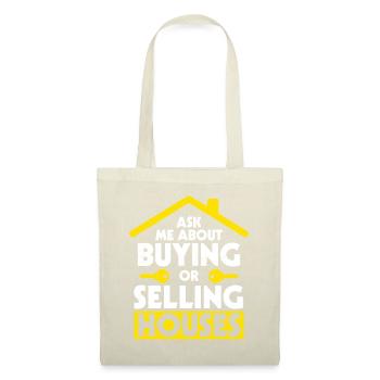 Agent immobilier - Sac en tissu - nature - Devant