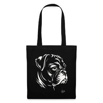 Beastly good: Boxer dog design - Tote Bag - black - Front