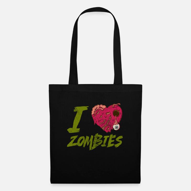 Zombie - Stoffbeutel - Schwarz