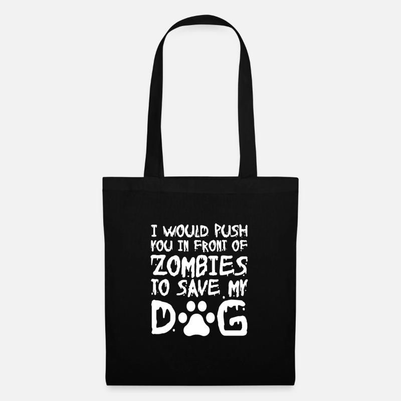 Zombie Zombie-Jäger Zombieapokalypse Geschenk - Stoffbeutel - Schwarz