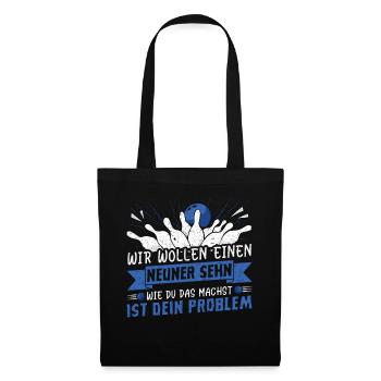 Kegel Mädel - Stoffbeutel - Schwarz - Vorne