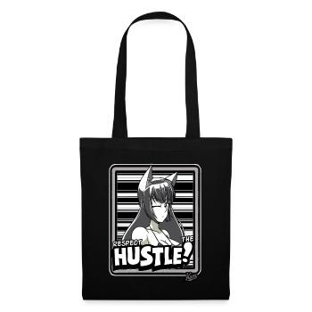 Japan Cartoon Girl: Respect the Hustle - Tote Bag - black - Front