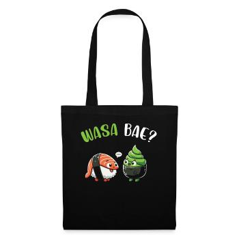 Sushi Food Japon Nigiri Cadeau - Sac en tissu - noir - Devant