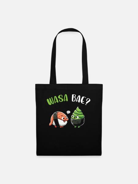 Sushi Food Japan Nigiri Gift - Tote Bag - black