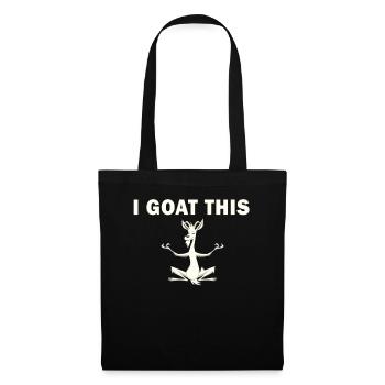 I Goat This Yoga Enthusiast - Tote Bag - black - Front