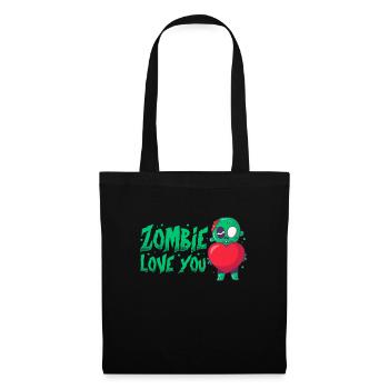 Zombie Zombie-Jäger Zombieapokalypse Geschenk - Stoffbeutel - Schwarz - Vorne