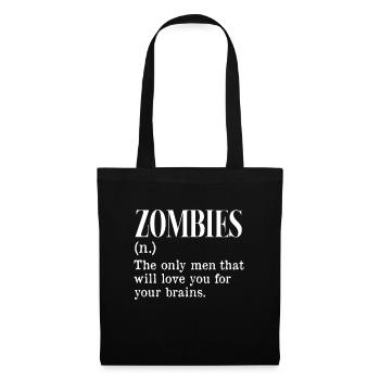 Zombie Zombie-Jäger Zombieapokalypse Geschenk - Stoffbeutel - Schwarz - Vorne
