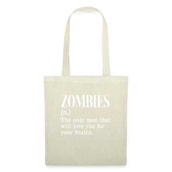Zombie Zombie-Jäger Zombieapokalypse Geschenk - Stoffbeutel - Natur - Vorne