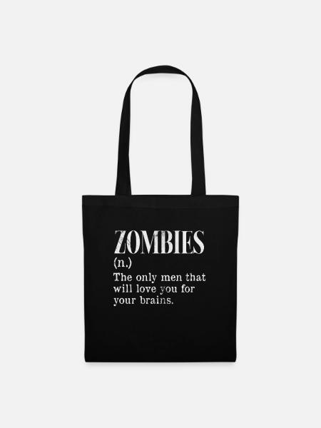 Zombie - Stoffbeutel - Schwarz