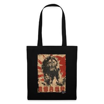 Lion de la propagande à Sion - Sac en tissu - noir - Devant