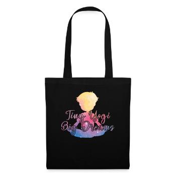Tiny Yogi Big Dreams Méditation - Sac en tissu - noir - Devant