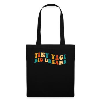 Tiny Yogi Big Dreams Méditation - Sac en tissu - noir - Devant