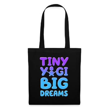 Tiny Yogi Big Dreams Méditation - Sac en tissu - noir - Devant