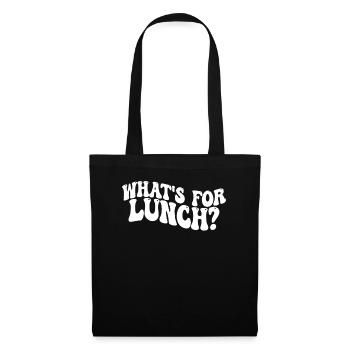 What's For Lunch? - Tote Bag - black - Front