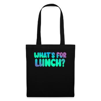 What's For Lunch? - Tote Bag - black - Front