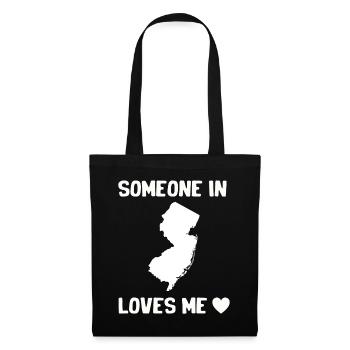 Someone In New Jersey Loves Me - Tote Bag - black - Front