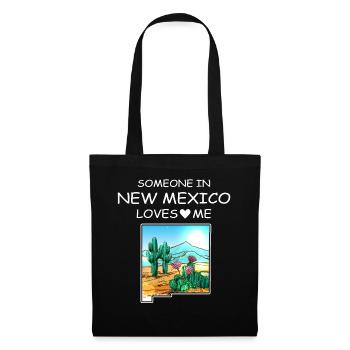 Quelqu’un au Nouveau-Mexique m’aime - Sac en tissu - noir - Devant