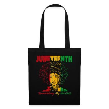 Juneteenth 1865 Remembering My Ancestors - Tote Bag - black - Front