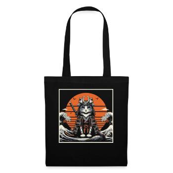 Samurai Ronin Sword Fighting Warrior Gift - Tote Bag - black - Front