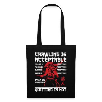 Samurai Ronin Sword Fighting Warrior Gift - Tote Bag - black - Front
