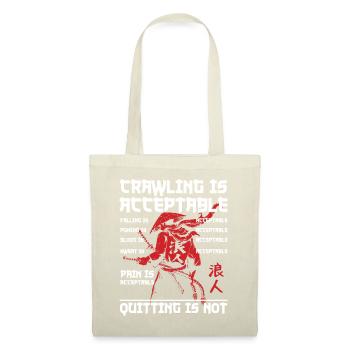 Samouraï Ronin épée guerrier de combat cadeau - Sac en tissu - nature - Devant