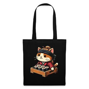 Sushi Food Japon Nigiri Cadeau - Sac en tissu - noir - Devant