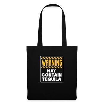 Tequila Sunrise Booze Party Mexique Cadeau - Sac en tissu - noir - Devant